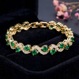 Pulseira Onda de Esmeralda Graciosa
