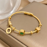 Pulseira Robusta de Esmeralda Jihan