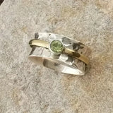 Anel de Banda de Peridoto