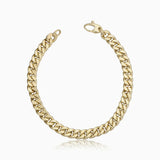 Pulseira Cubana Dourada Atemporal