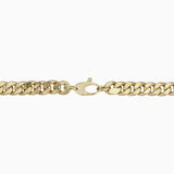 Pulseira Cubana Dourada Atemporal