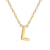 Colar Signature com Letra Dourada
