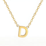 Colar Signature com Letra Dourada