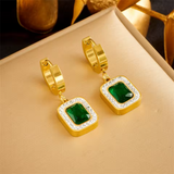 Conjunto de Joias de Esmeralda Riviera