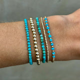 Pulseira de Contas de Turquesa Heritage