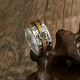 Anel de Banda de Peridoto