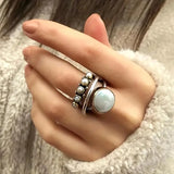 Conjunto de Anéis de Pérola em Camadas