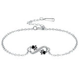 Pulseira de Pata de Prata sem Esforço