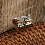 Anel de Banda de Peridoto