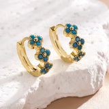 Brincos Chiques de Turquesa Azul