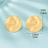 Brincos Círculo Ripple Estilosos
