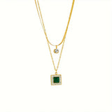Conjunto de Joias de Esmeralda Dynasty