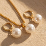 Conjunto de Joias de Pérola Atemporal