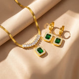 Conjunto de Joias de Esmeralda Riviera